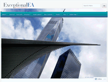 Tablet Screenshot of exceptionalea.com